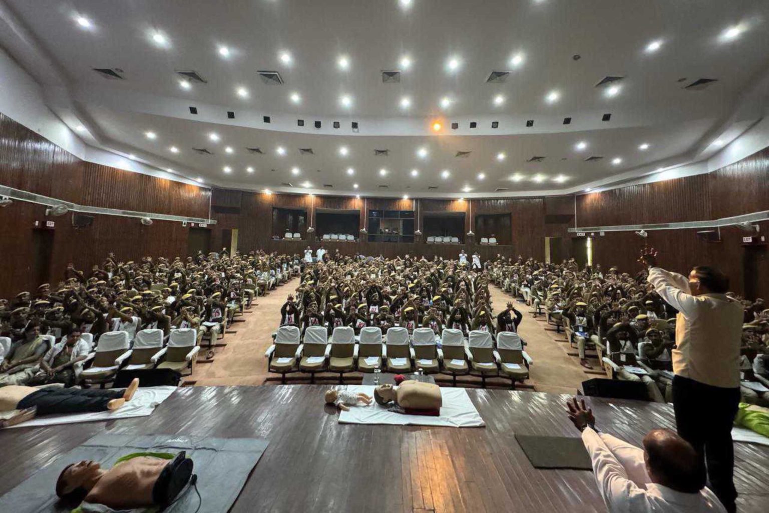Conducted a CPR training camp at the Rajasthan Police Academy in Jaipur.