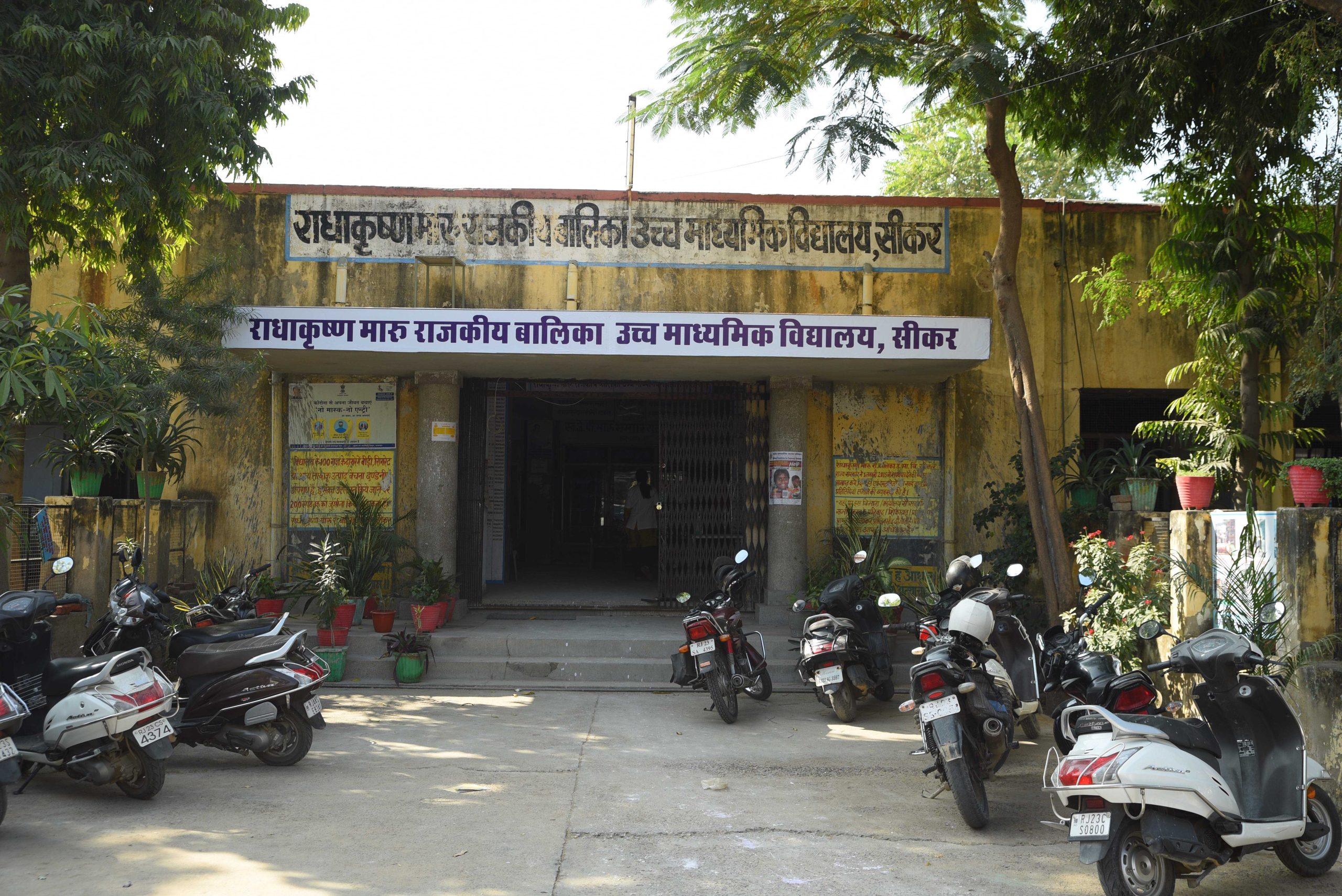 Repaired and painted (renovated) the whole old building and its classrooms, hall, and washrooms Maru Government Girls School.