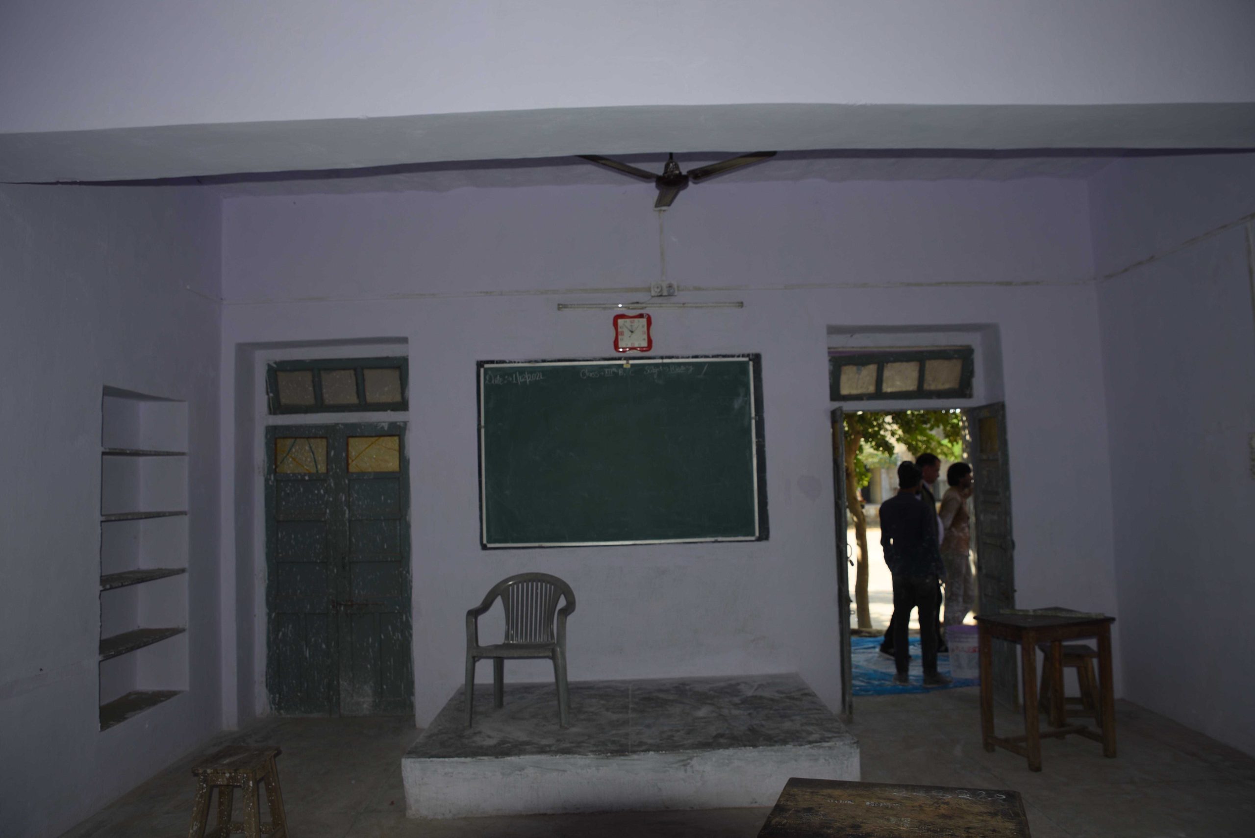 Repaired and painted (renovated) the whole old building and its classrooms, hall, and washrooms Maru Government Girls School.