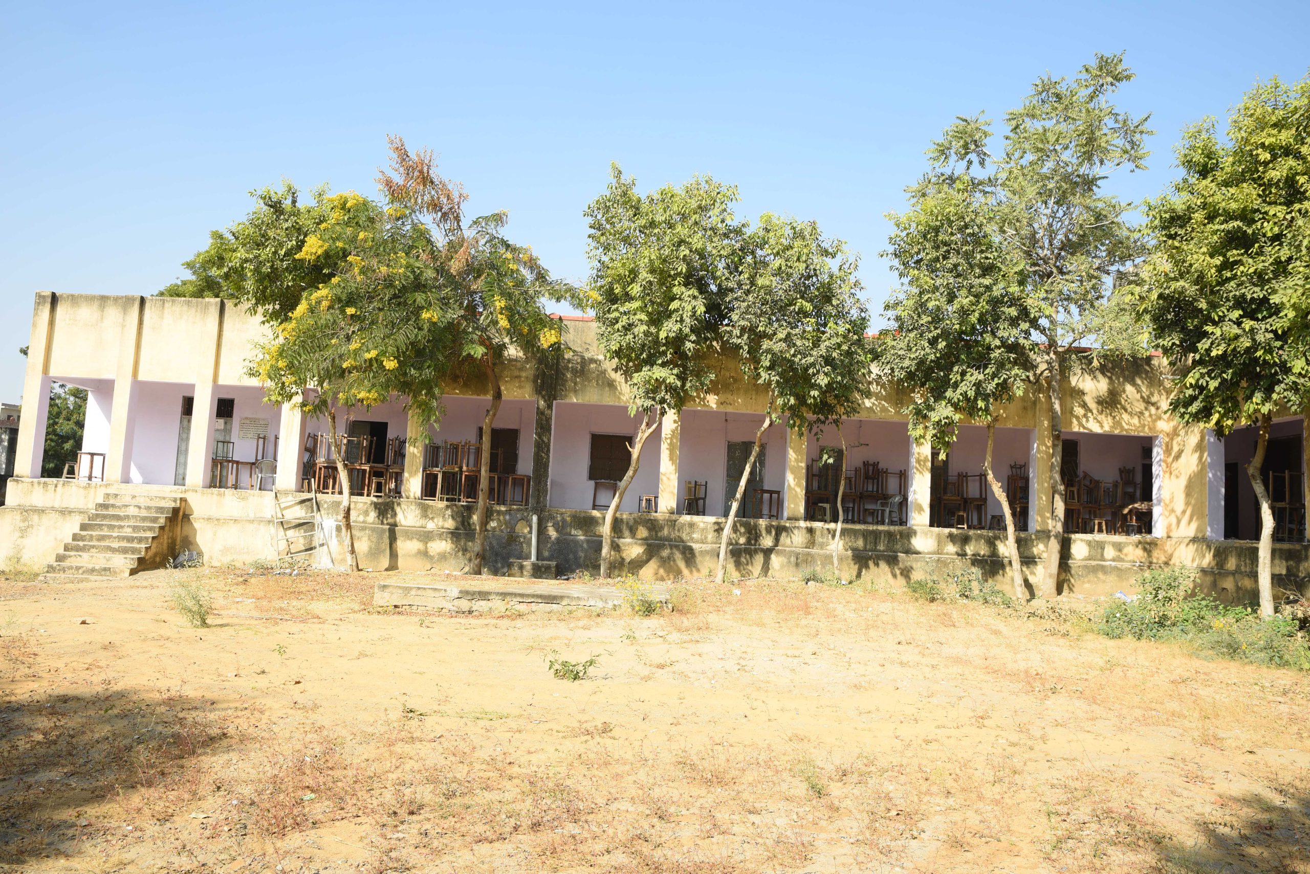 Repaired and painted (renovated) the whole old building and its classrooms, hall, and washrooms Maru Government Girls School.