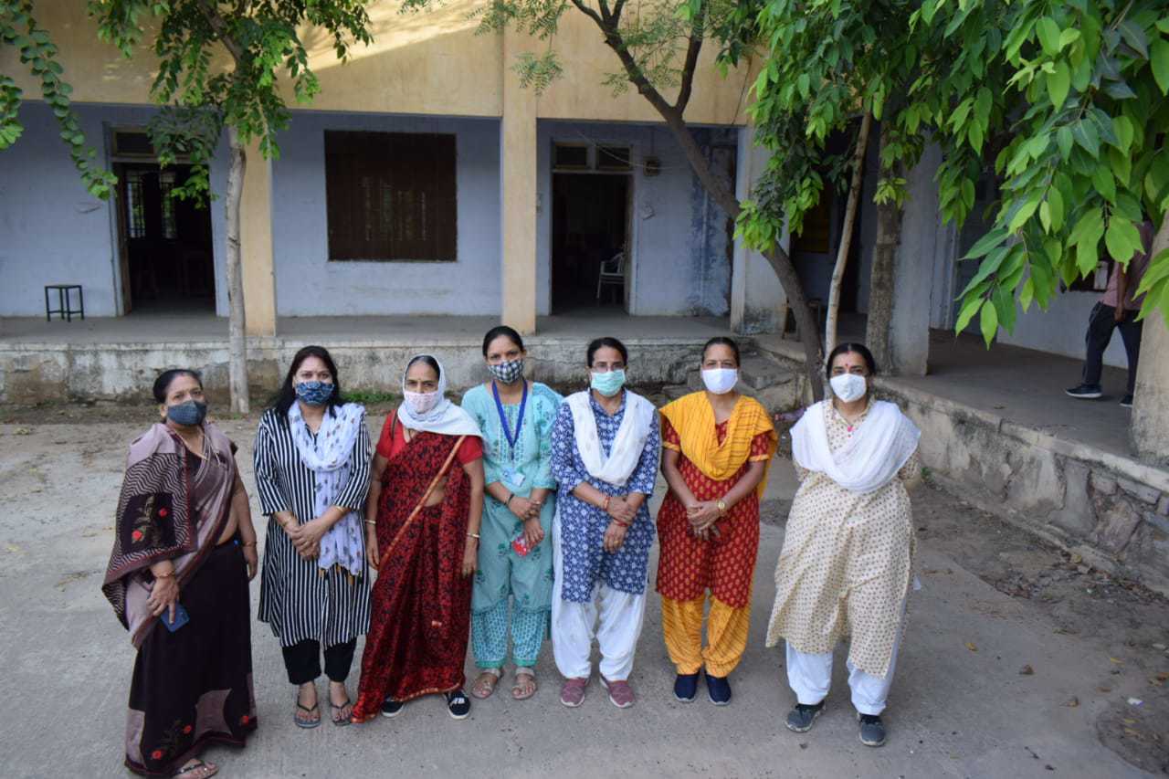 Repaired and painted (renovated) the whole old building and its classrooms, hall, and washrooms Maru Government Girls School.