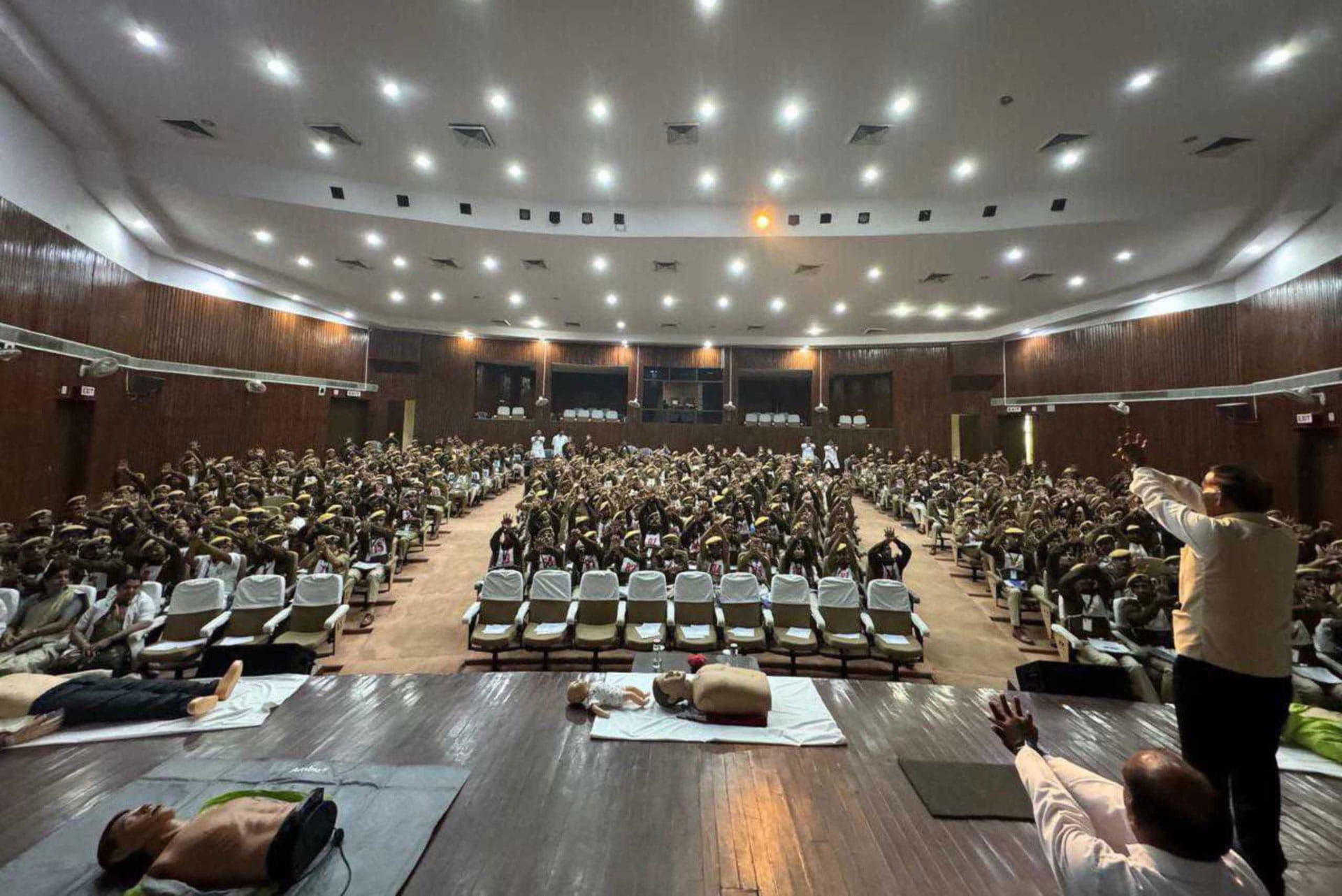Conducted a CPR training camp at the Rajasthan Police Academy in Jaipur.